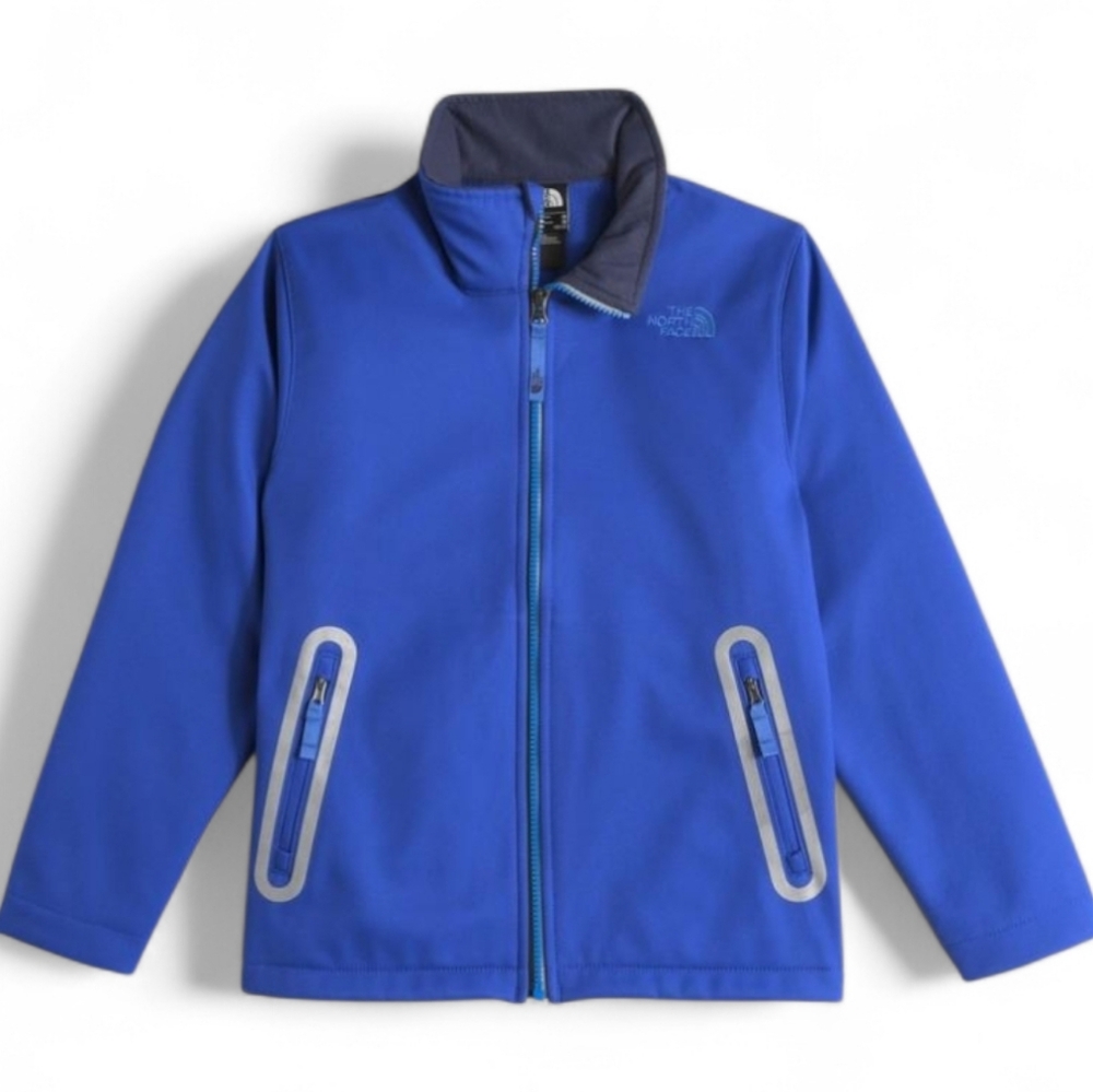 The North Face Kids Blue Softshell Jacket